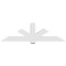 Ekena Millwork Kennewick Architectural Grade PVC Gable Bracket, 84"W x 24 1/2"H x 6"D x 6"F, 7/12 Pitch GBP084X25X0606KEN00 - alternate 3